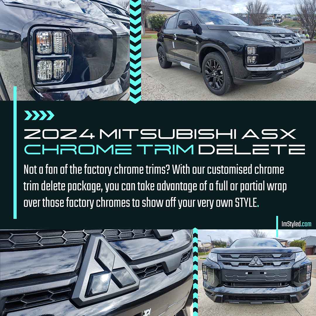 imstyled mitsubishi asx vinyl wrap ppf geelong