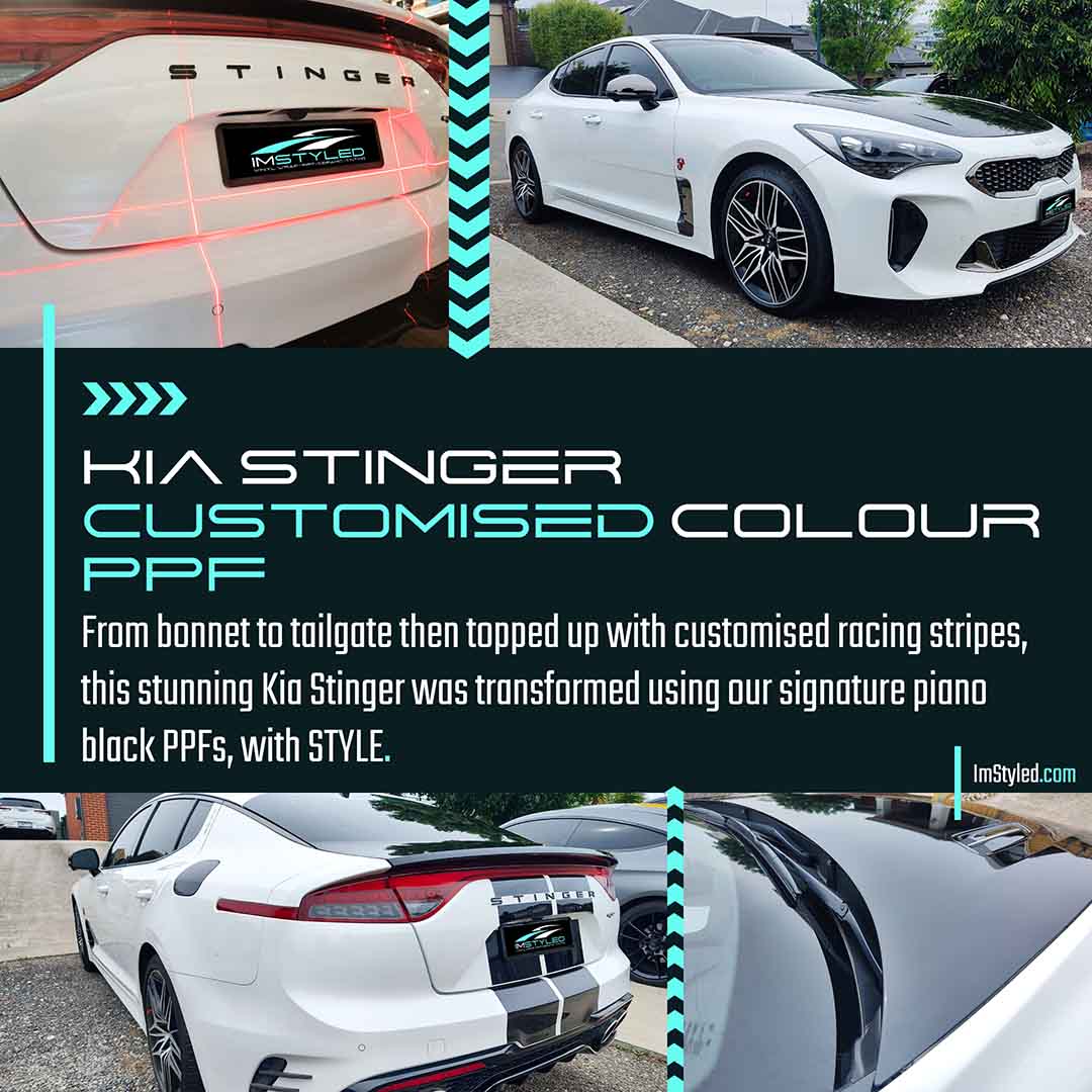 imstyled kia stinger ppf vinyl geelong melbourne geelongppf